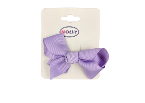 (Final Sale) Molly Hair Clip With 7 CM Grosgrain Bow S011 Girl Molly   