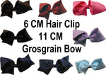 (Final Sale) Molly Hair Clip With 11 CM Grosgrain Bow D008 Girl Molly   