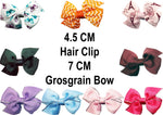 (Final Sale) Molly Hair Clip With 7 CM Grosgrain Bow S023 Girl Molly   