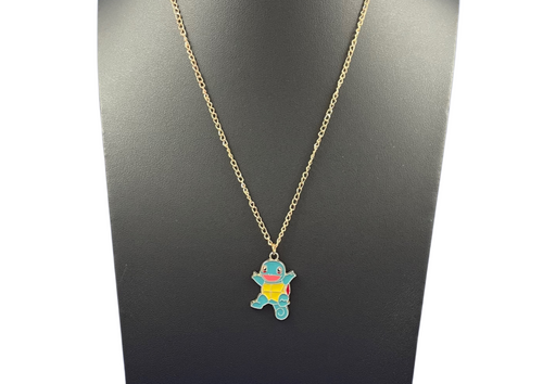 (Final Sale) Squirtle Charm Necklace Girl Olly   
