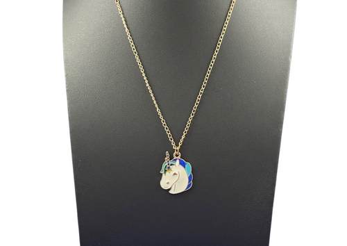 (Final Sale) Unicorn & Pony Charm Necklaces and Key Chains Girl Olly 12 Unicorn O/S 8888820005588