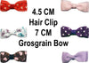 (Final Sale) Molly Hair Clip With 7 CM Grosgrain Bow S030 Girl Molly   
