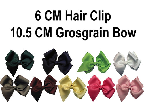 (Final Sale) Molly Hair Clip With 10.5 CM Grosgrain Bow D002 Girl Molly   