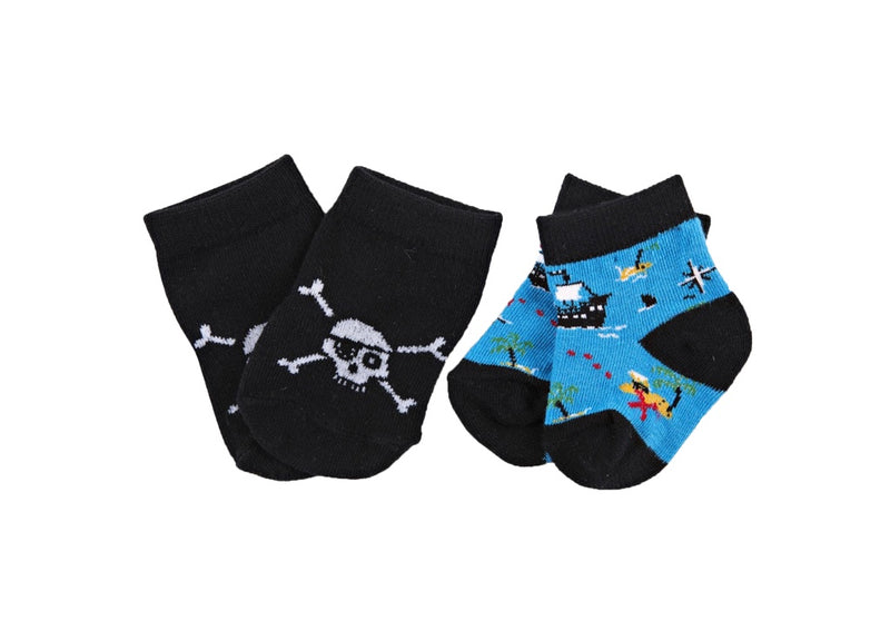 (Final Sale) Hatley Treasure Island 2-Pack Baby Socks Boy Hatley   